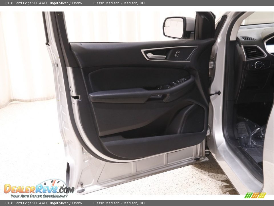 2018 Ford Edge SEL AWD Ingot Silver / Ebony Photo #4