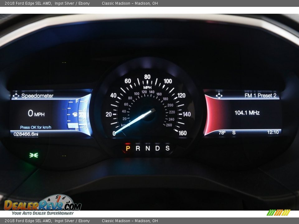 2018 Ford Edge SEL AWD Ingot Silver / Ebony Photo #8