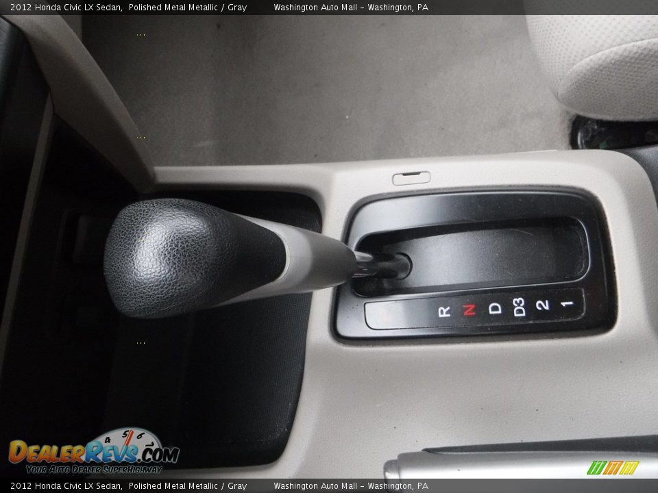 2012 Honda Civic LX Sedan Polished Metal Metallic / Gray Photo #14