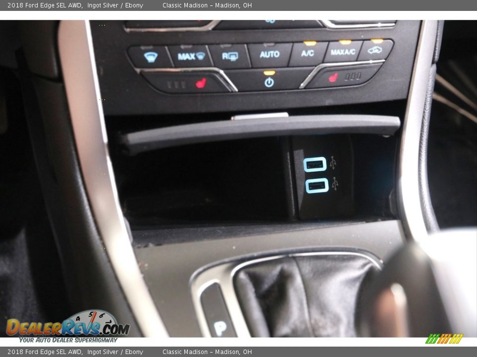 2018 Ford Edge SEL AWD Ingot Silver / Ebony Photo #14