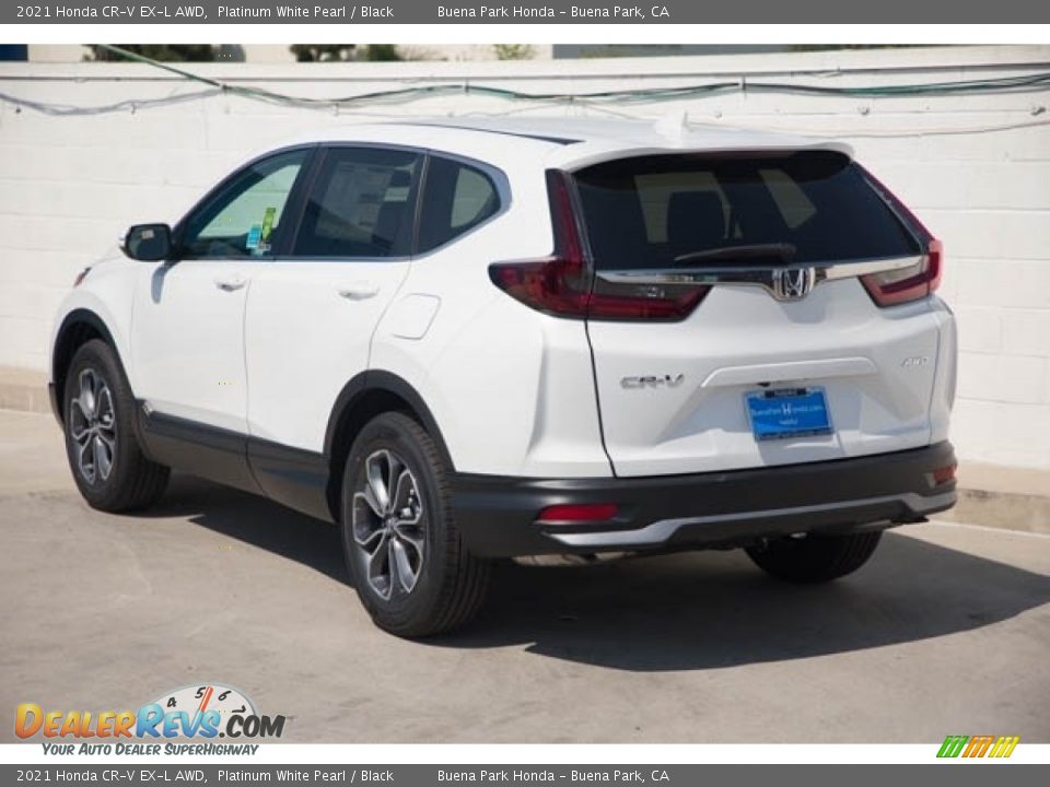 2021 Honda CR-V EX-L AWD Platinum White Pearl / Black Photo #2