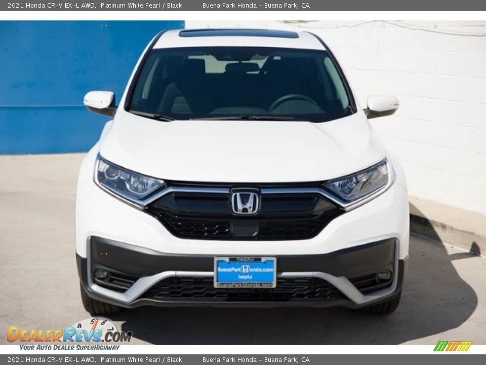 2021 Honda CR-V EX-L AWD Platinum White Pearl / Black Photo #4