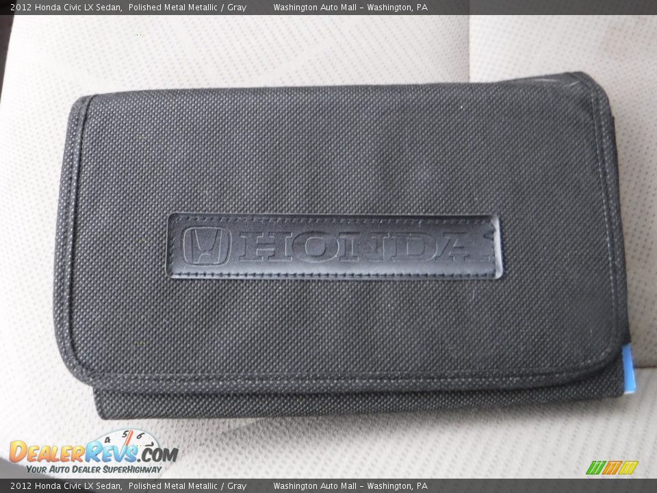 2012 Honda Civic LX Sedan Polished Metal Metallic / Gray Photo #20
