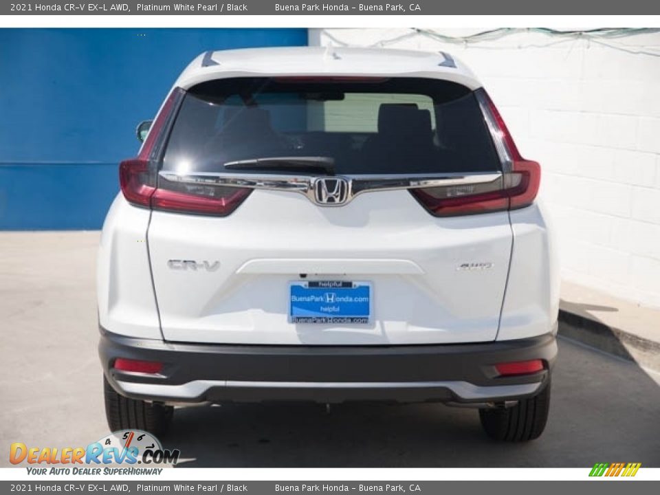 2021 Honda CR-V EX-L AWD Platinum White Pearl / Black Photo #5