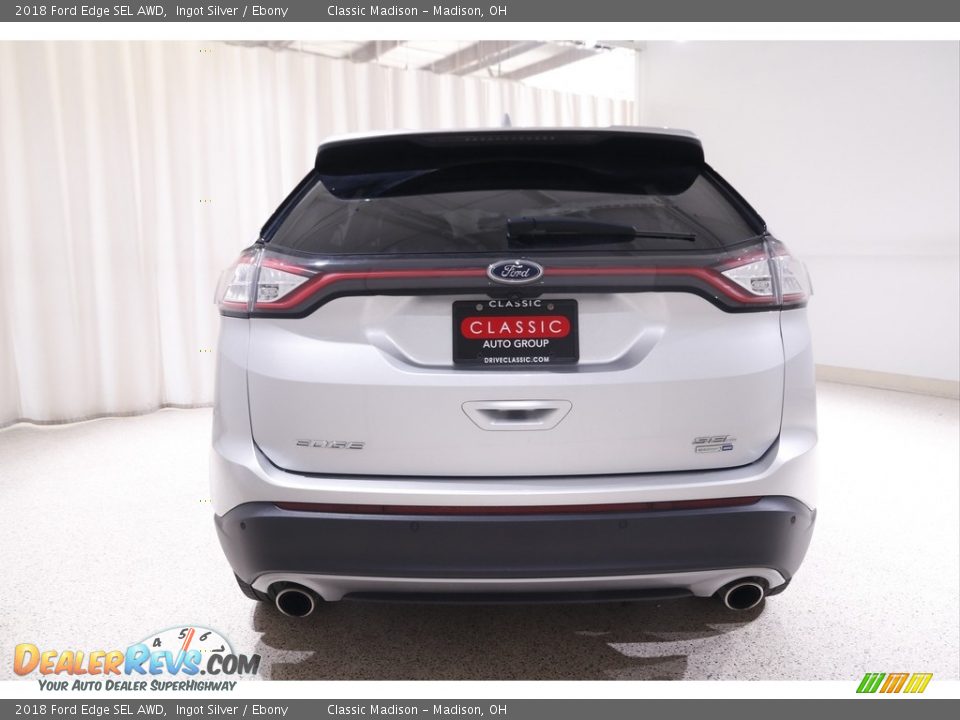 2018 Ford Edge SEL AWD Ingot Silver / Ebony Photo #18