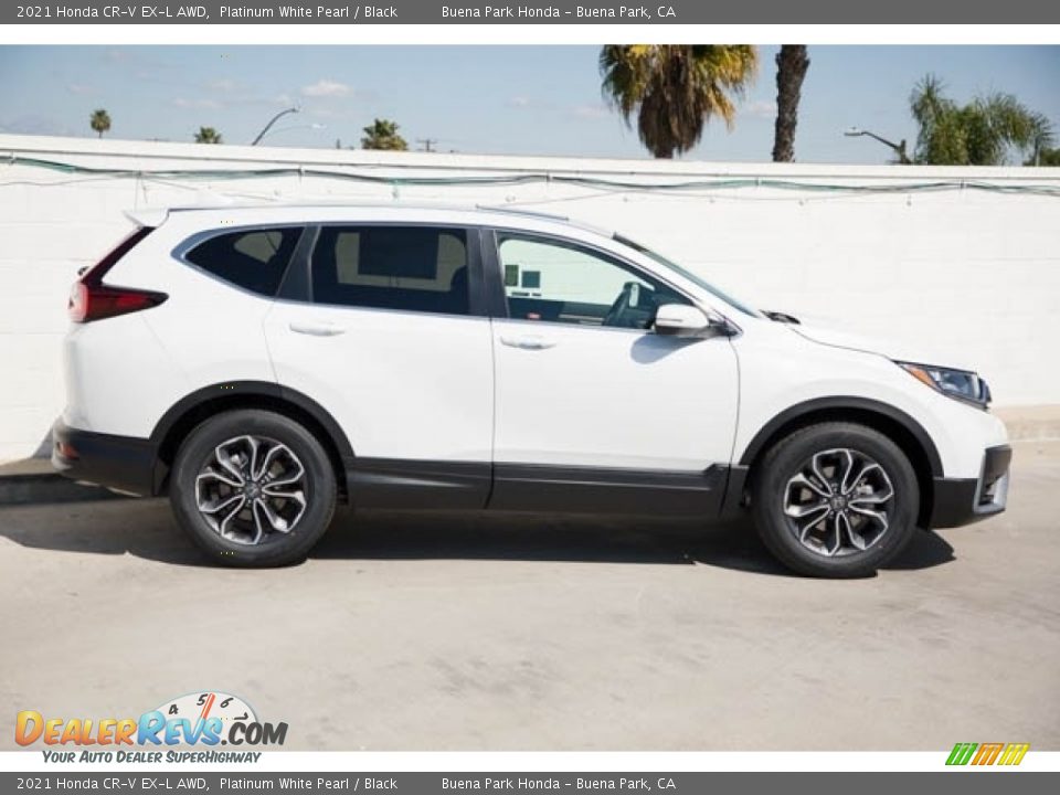 2021 Honda CR-V EX-L AWD Platinum White Pearl / Black Photo #6