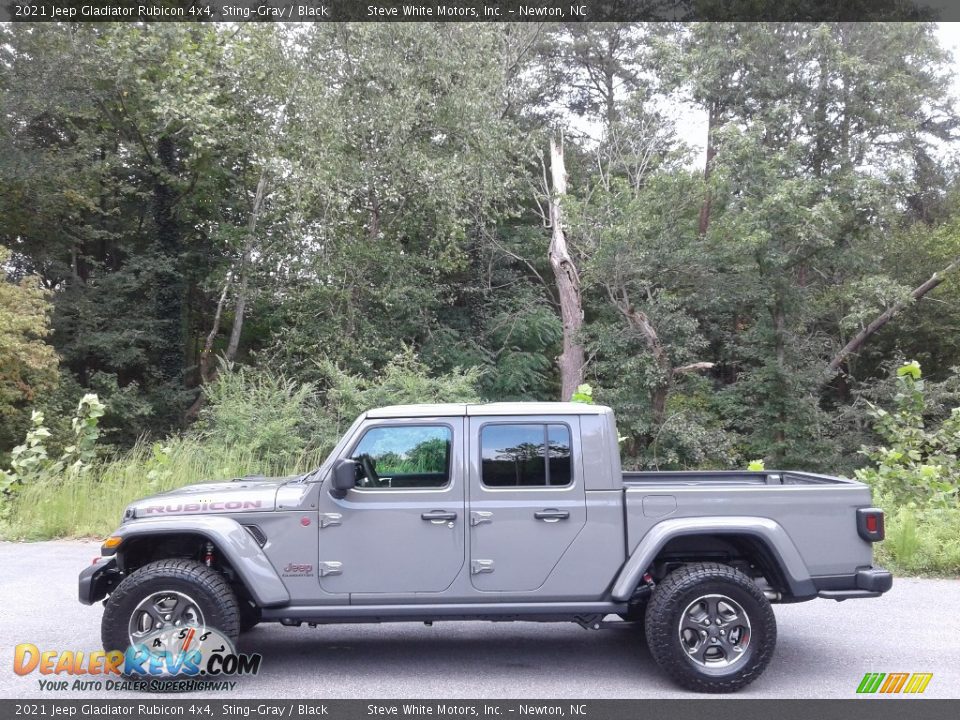 2021 Jeep Gladiator Rubicon 4x4 Sting-Gray / Black Photo #1