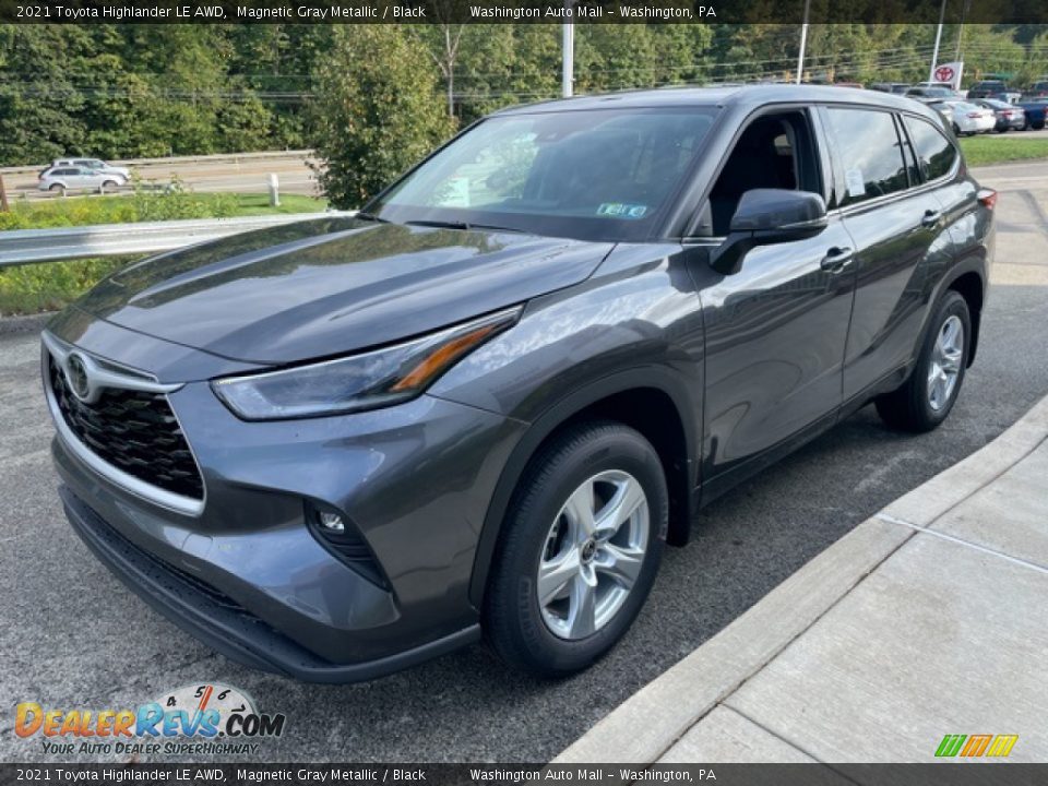 2021 Toyota Highlander LE AWD Magnetic Gray Metallic / Black Photo #7