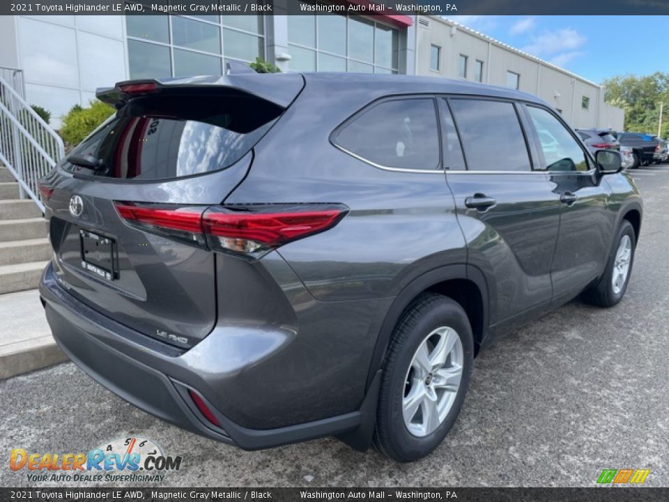 2021 Toyota Highlander LE AWD Magnetic Gray Metallic / Black Photo #9