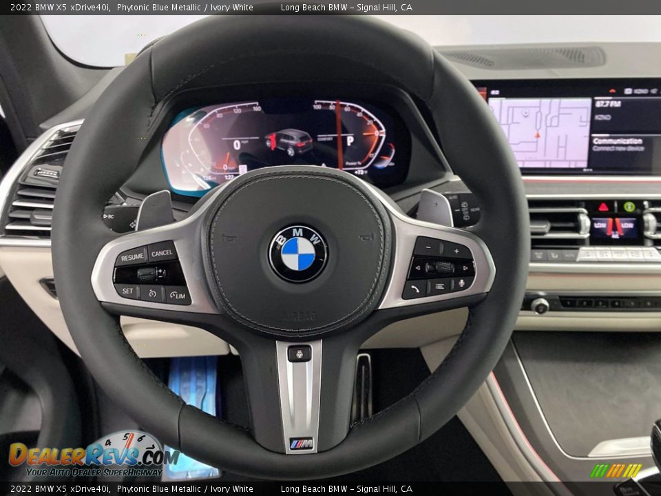 2022 BMW X5 xDrive40i Steering Wheel Photo #14