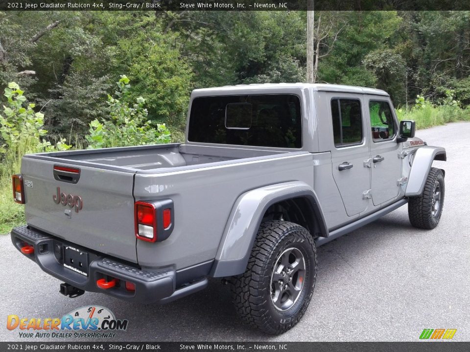 2021 Jeep Gladiator Rubicon 4x4 Sting-Gray / Black Photo #6
