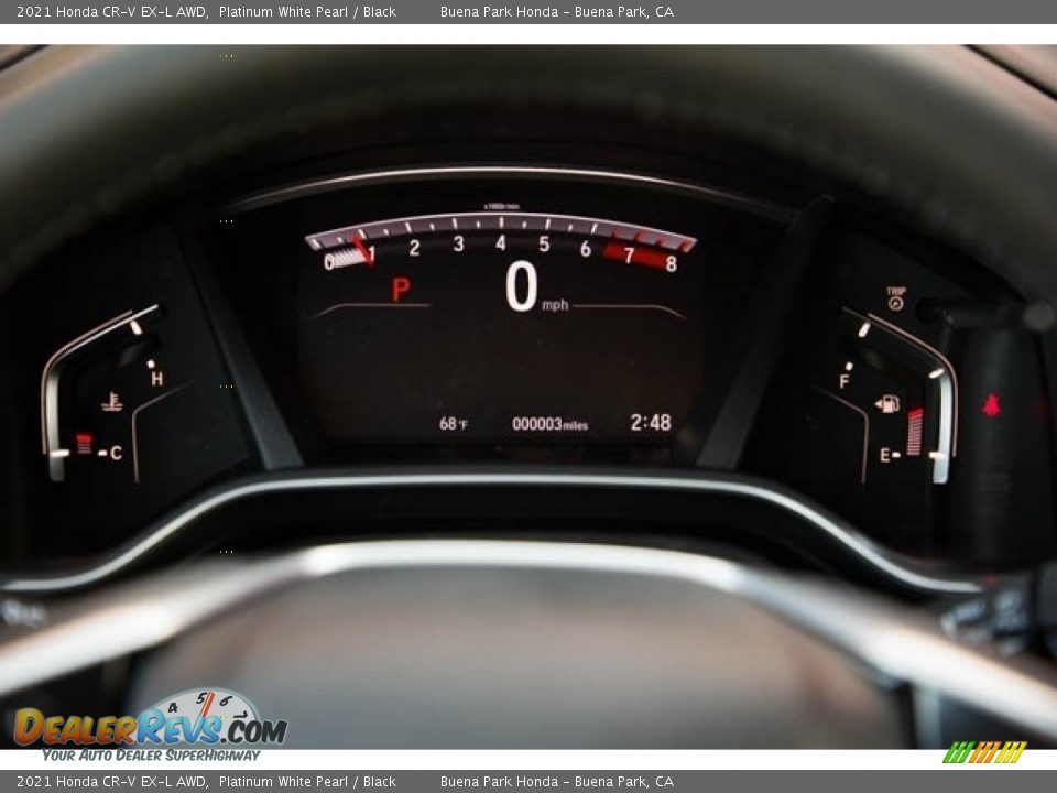 2021 Honda CR-V EX-L AWD Platinum White Pearl / Black Photo #16