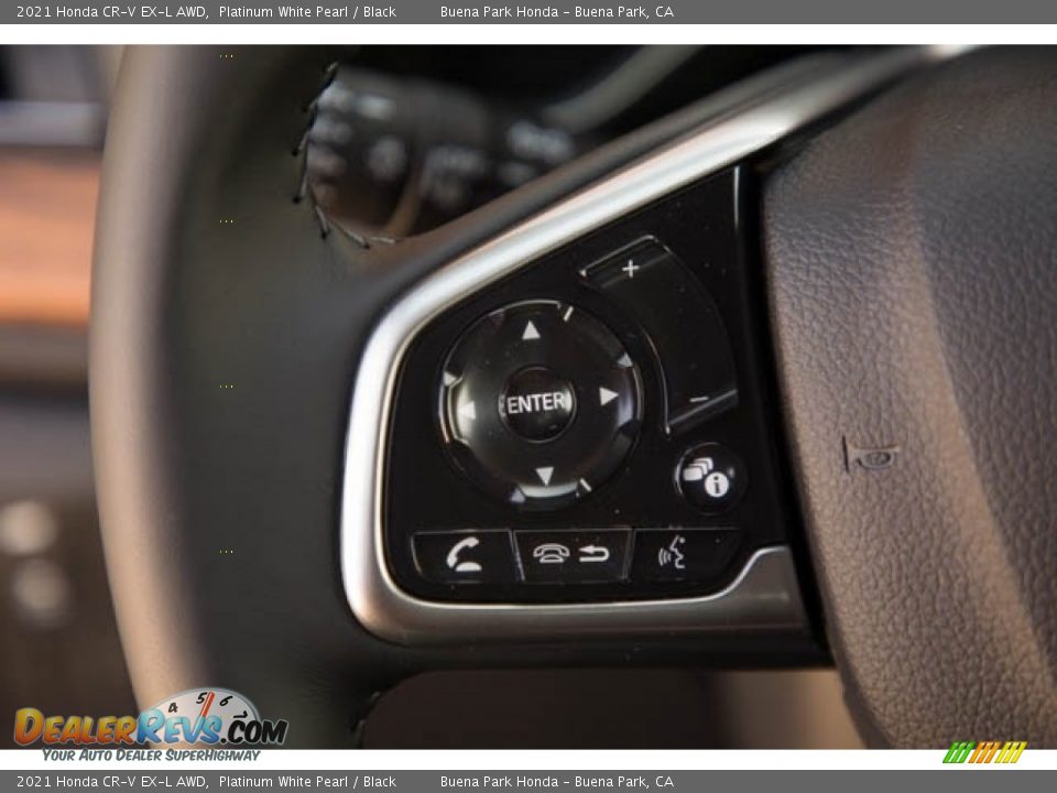 2021 Honda CR-V EX-L AWD Platinum White Pearl / Black Photo #18