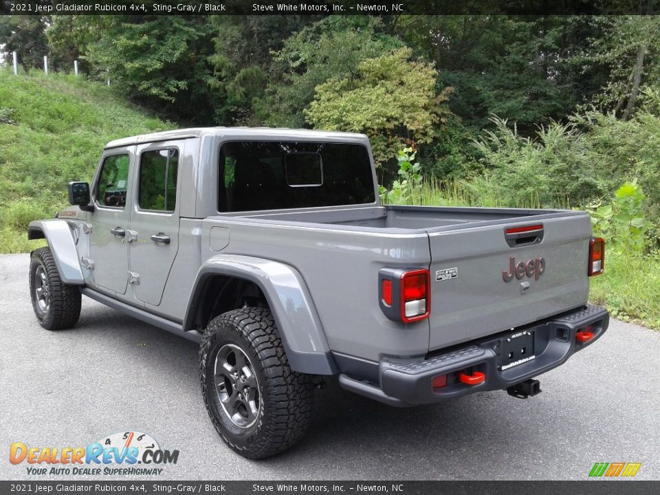 2021 Jeep Gladiator Rubicon 4x4 Sting-Gray / Black Photo #8