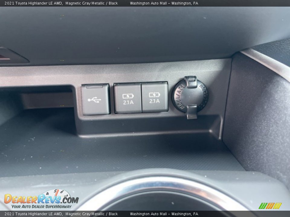 2021 Toyota Highlander LE AWD Magnetic Gray Metallic / Black Photo #19