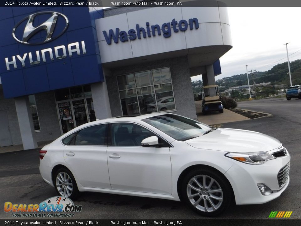 2014 Toyota Avalon Limited Blizzard Pearl / Black Photo #2