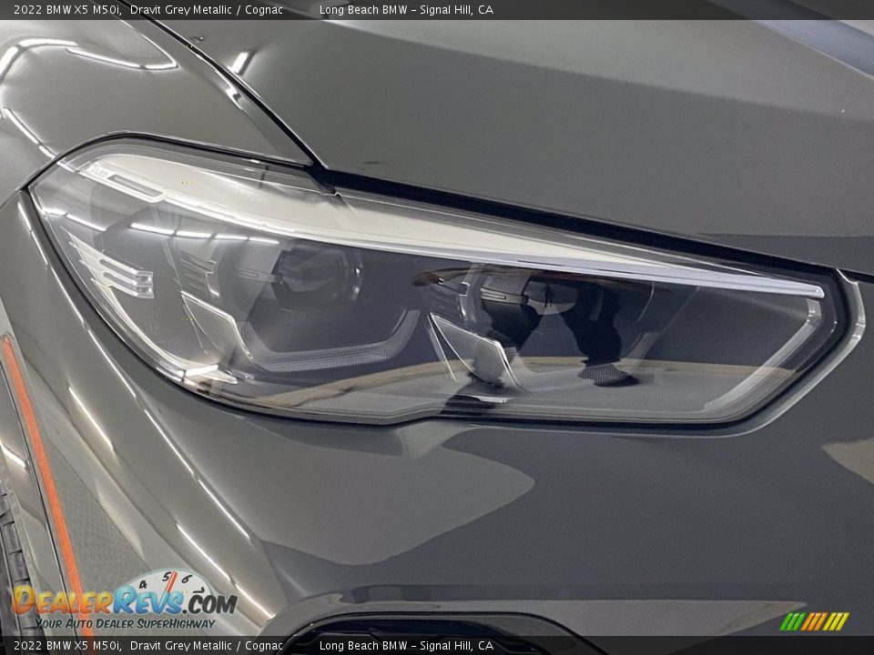 2022 BMW X5 M50i Dravit Grey Metallic / Cognac Photo #4