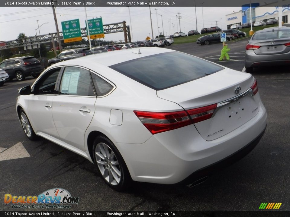 2014 Toyota Avalon Limited Blizzard Pearl / Black Photo #8