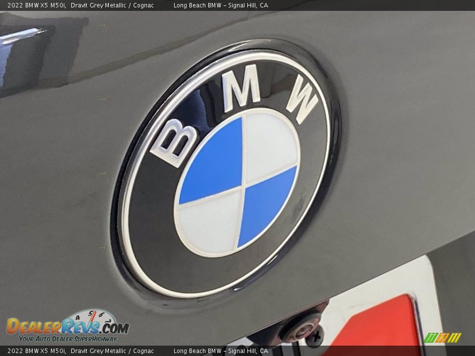 2022 BMW X5 M50i Dravit Grey Metallic / Cognac Photo #7
