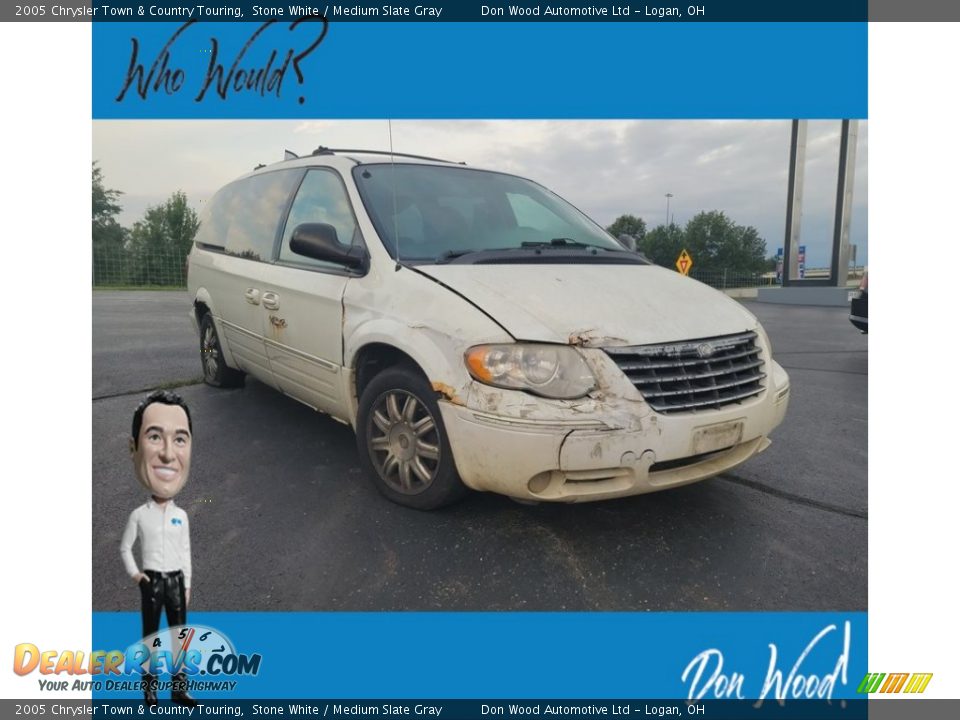 2005 Chrysler Town & Country Touring Stone White / Medium Slate Gray Photo #1