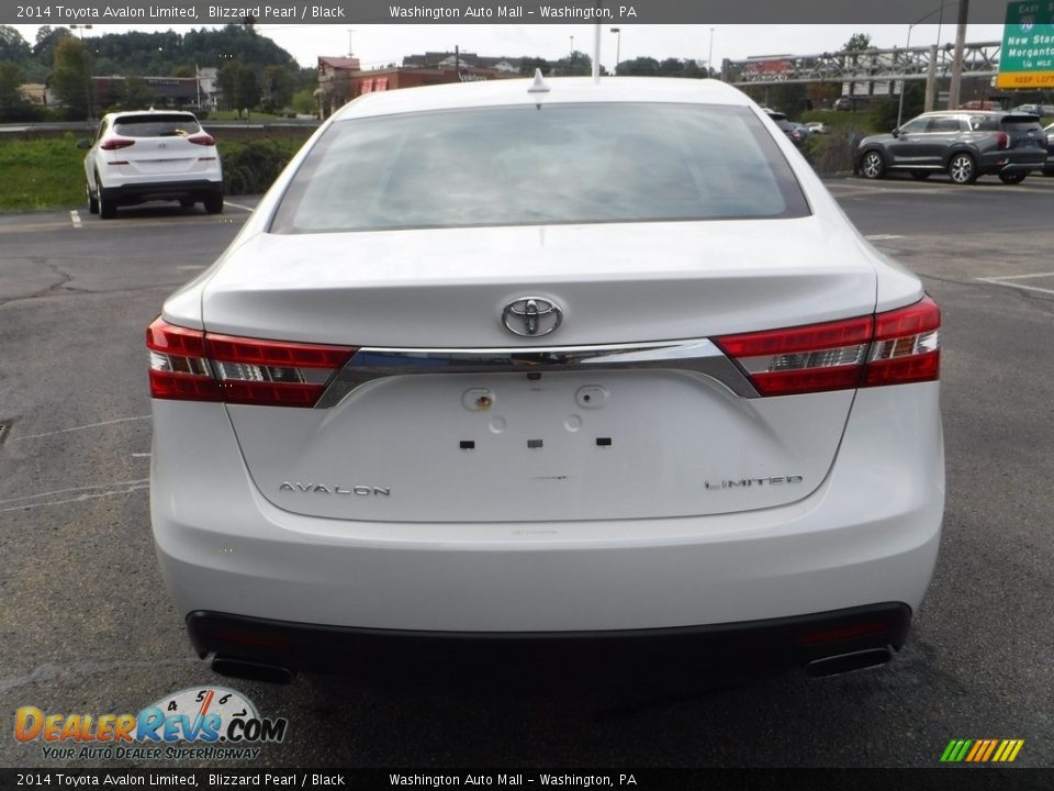 2014 Toyota Avalon Limited Blizzard Pearl / Black Photo #9