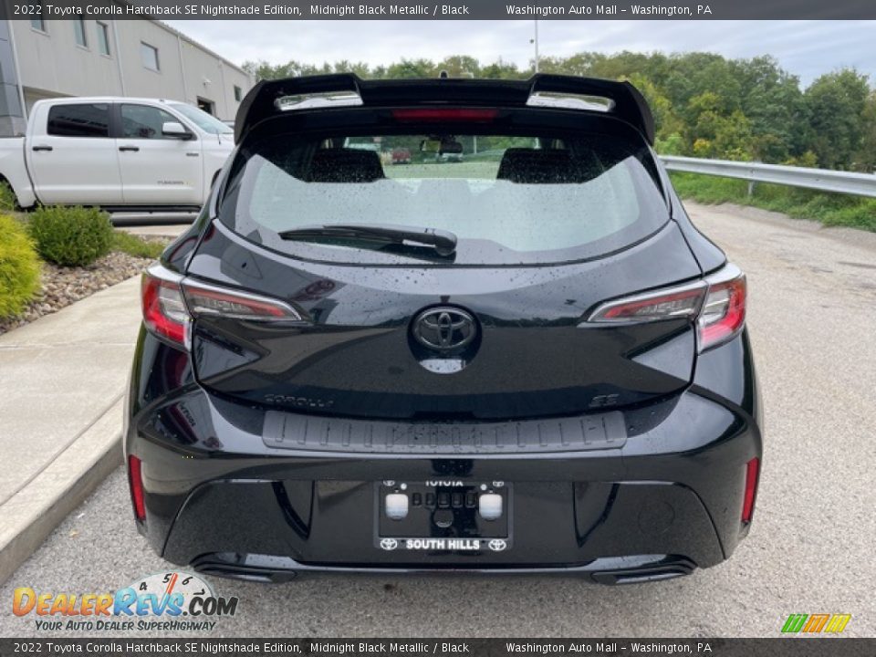 2022 Toyota Corolla Hatchback SE Nightshade Edition Midnight Black Metallic / Black Photo #8