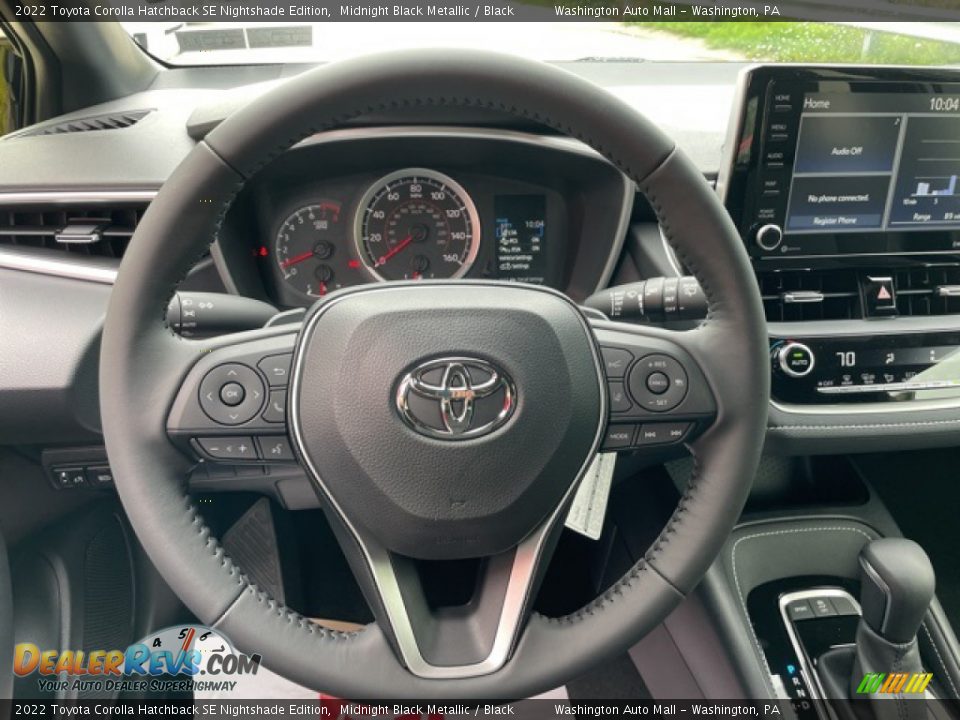 2022 Toyota Corolla Hatchback SE Nightshade Edition Steering Wheel Photo #10