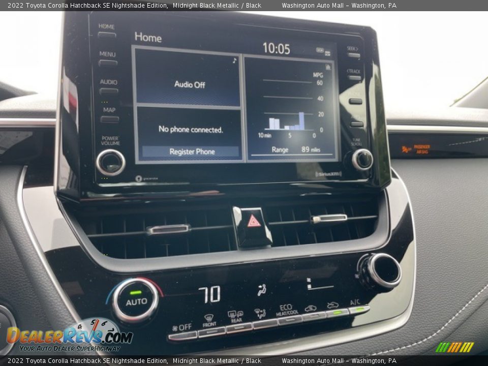 Controls of 2022 Toyota Corolla Hatchback SE Nightshade Edition Photo #12
