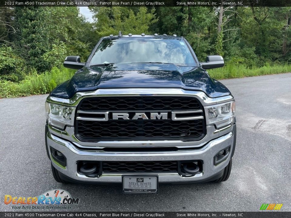 2021 Ram 4500 Tradesman Crew Cab 4x4 Chassis Patriot Blue Pearl / Diesel Gray/Black Photo #3