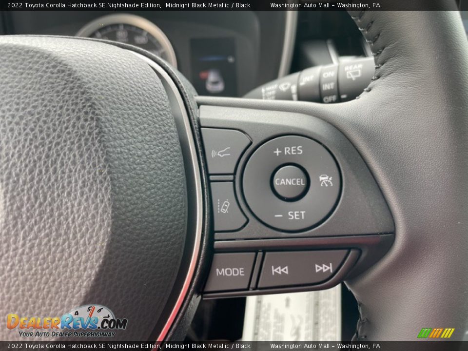 2022 Toyota Corolla Hatchback SE Nightshade Edition Steering Wheel Photo #15