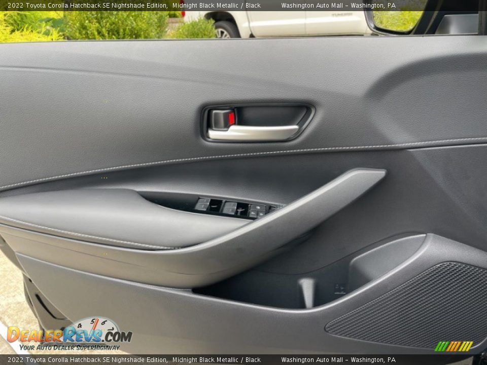 Door Panel of 2022 Toyota Corolla Hatchback SE Nightshade Edition Photo #16