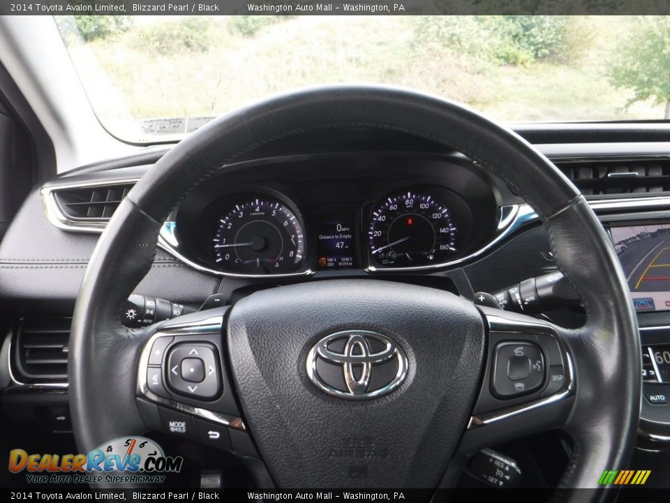 2014 Toyota Avalon Limited Blizzard Pearl / Black Photo #23