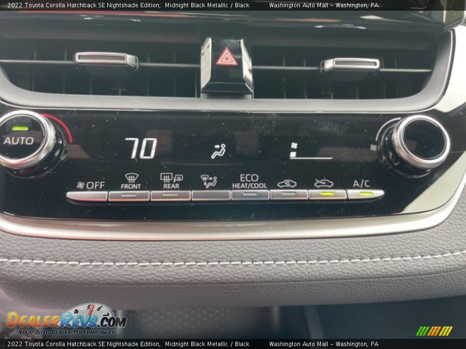 Controls of 2022 Toyota Corolla Hatchback SE Nightshade Edition Photo #20