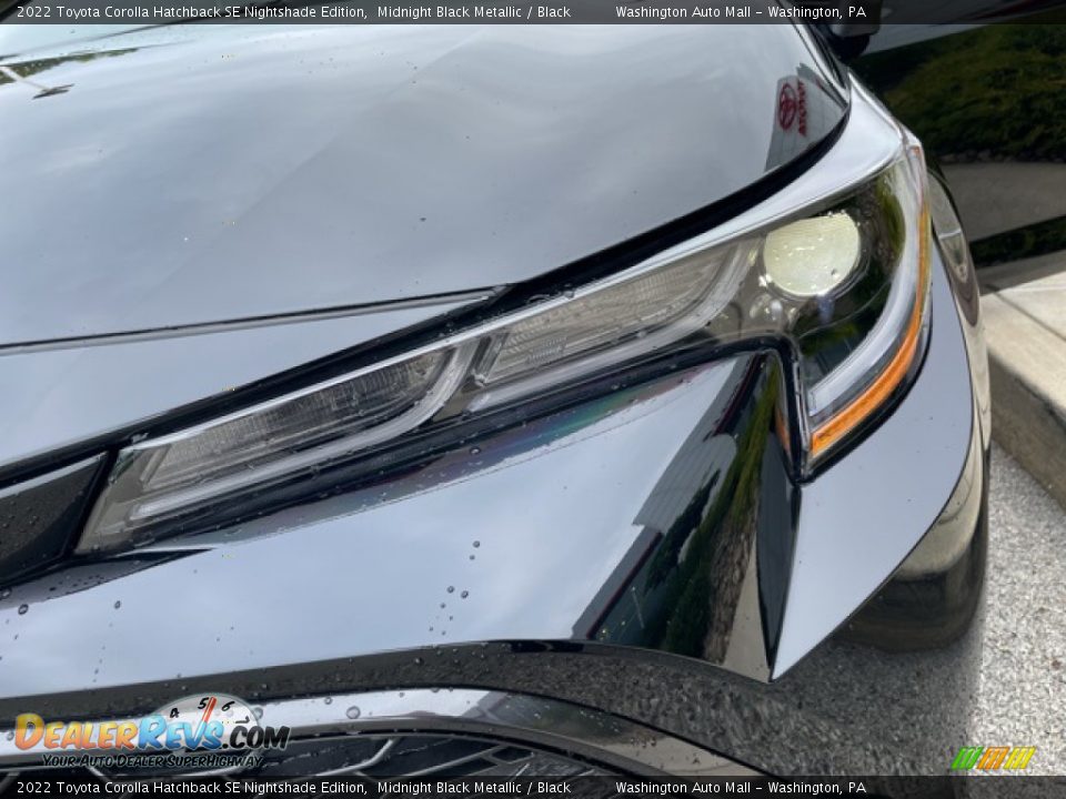 2022 Toyota Corolla Hatchback SE Nightshade Edition Midnight Black Metallic / Black Photo #26