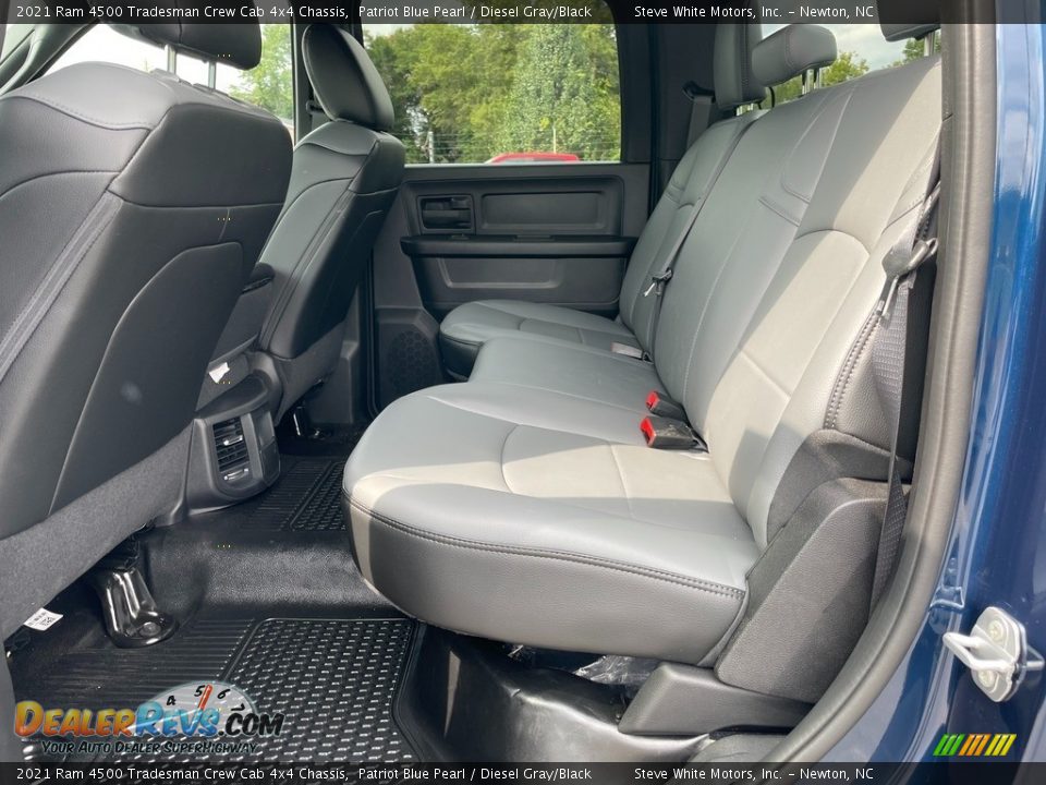 Rear Seat of 2021 Ram 4500 Tradesman Crew Cab 4x4 Chassis Photo #12