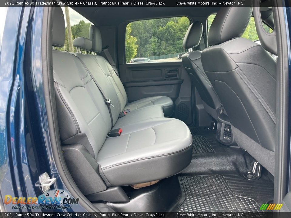 Rear Seat of 2021 Ram 4500 Tradesman Crew Cab 4x4 Chassis Photo #14