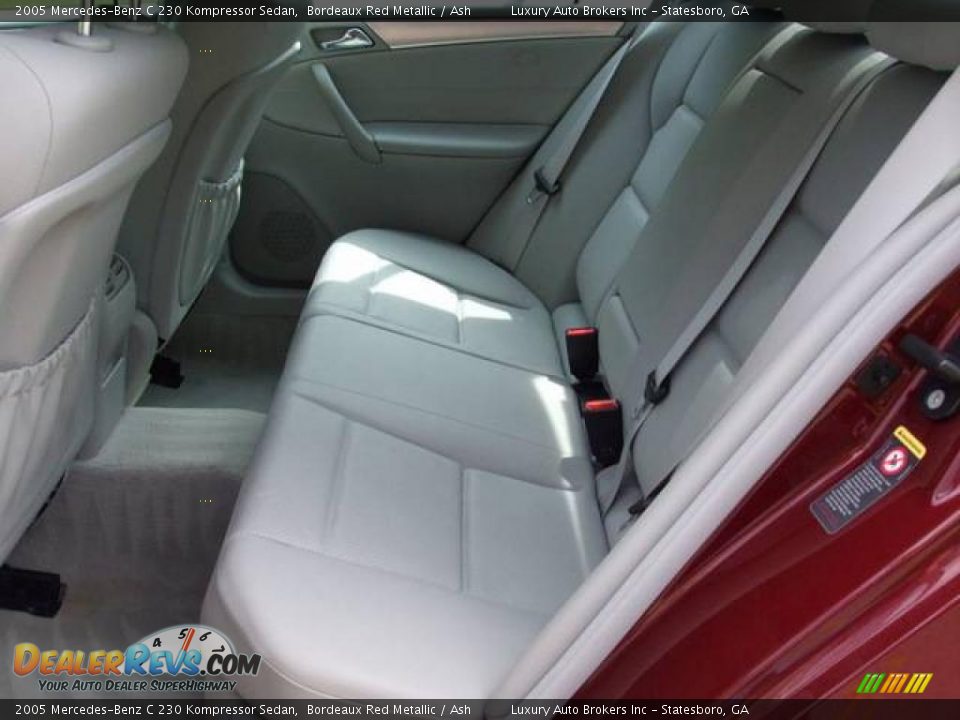 2005 Mercedes-Benz C 230 Kompressor Sedan Bordeaux Red Metallic / Ash Photo #16
