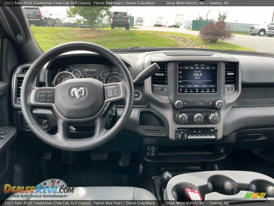 Dashboard of 2021 Ram 4500 Tradesman Crew Cab 4x4 Chassis Photo #16