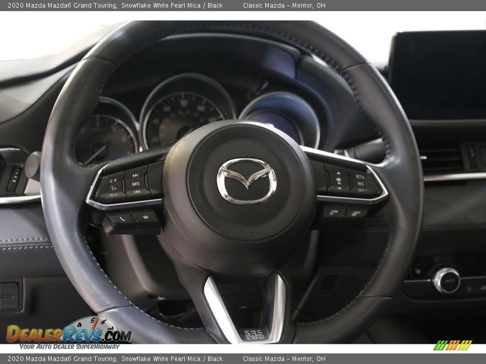 2020 Mazda Mazda6 Grand Touring Snowflake White Pearl Mica / Black Photo #7