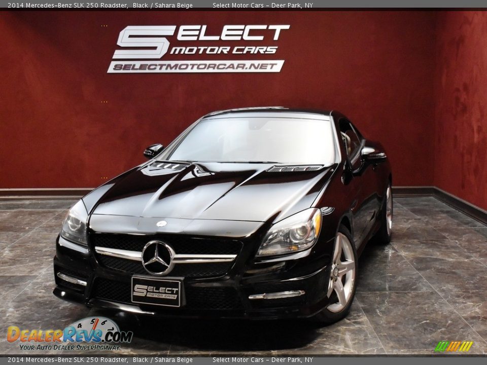 2014 Mercedes-Benz SLK 250 Roadster Black / Sahara Beige Photo #1