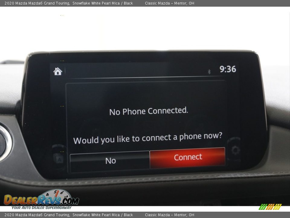 2020 Mazda Mazda6 Grand Touring Snowflake White Pearl Mica / Black Photo #11