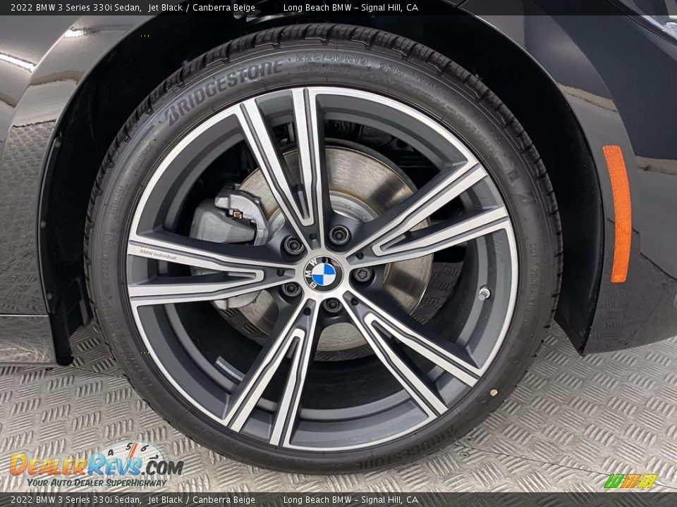 2022 BMW 3 Series 330i Sedan Jet Black / Canberra Beige Photo #3