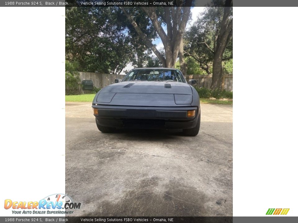 1988 Porsche 924 S Black / Black Photo #2