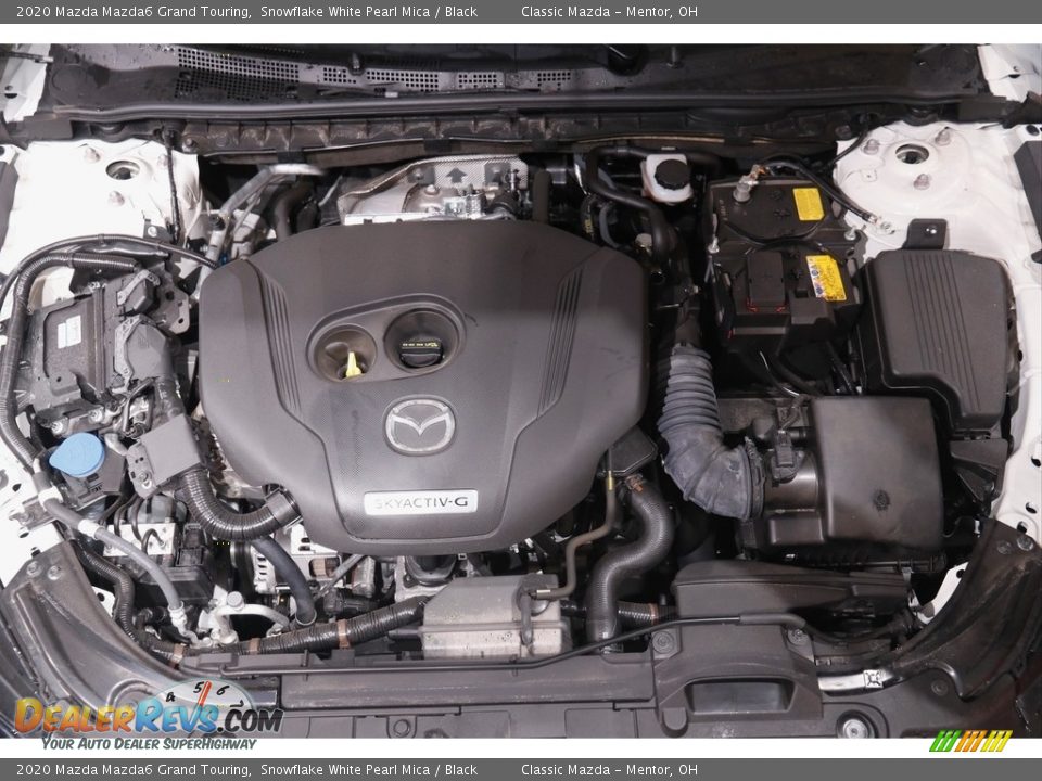 2020 Mazda Mazda6 Grand Touring Snowflake White Pearl Mica / Black Photo #18