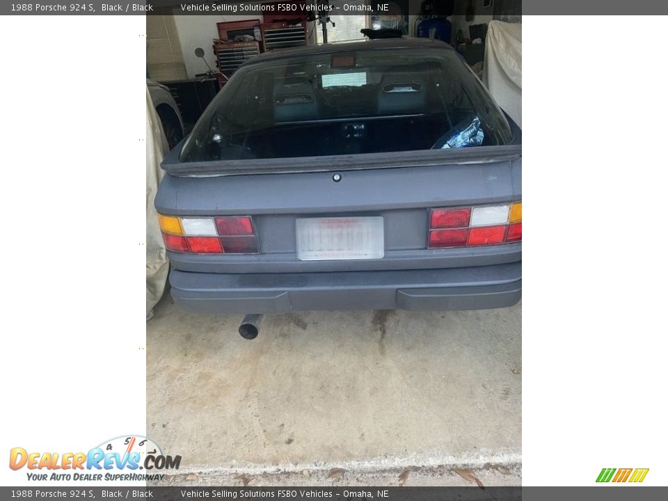 1988 Porsche 924 S Black / Black Photo #6