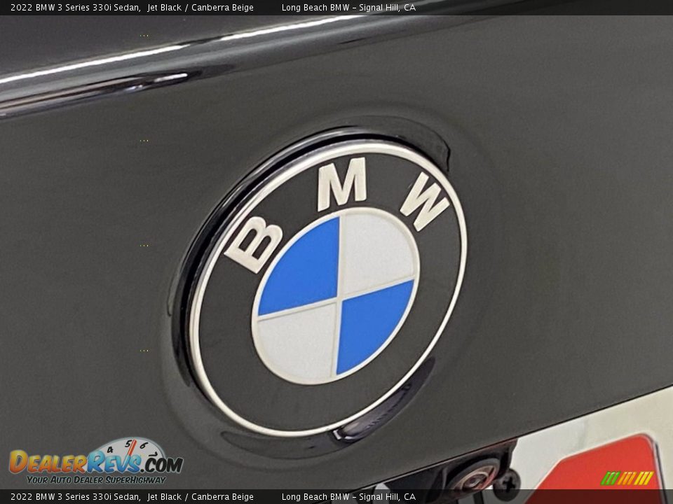 2022 BMW 3 Series 330i Sedan Jet Black / Canberra Beige Photo #7
