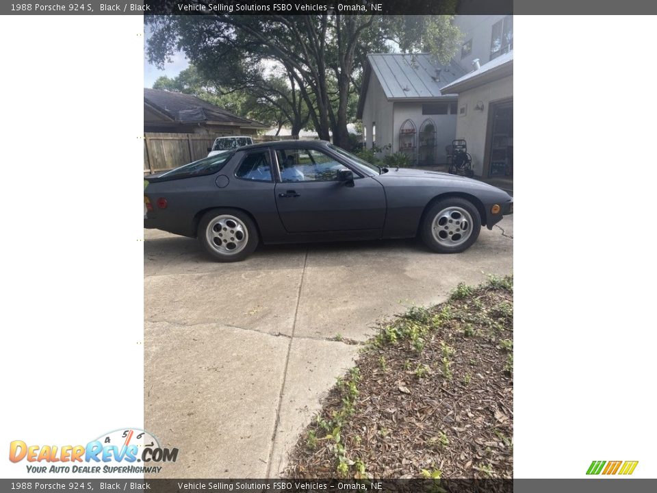 1988 Porsche 924 S Black / Black Photo #7