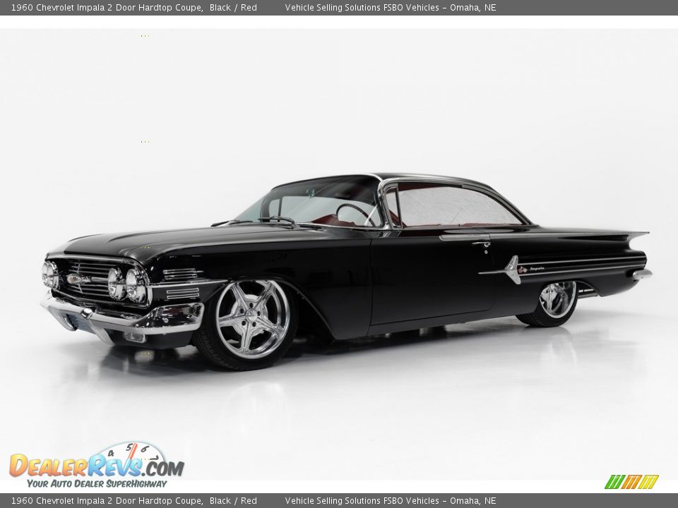 1960 Chevrolet Impala 2 Door Hardtop Coupe Black / Red Photo #1