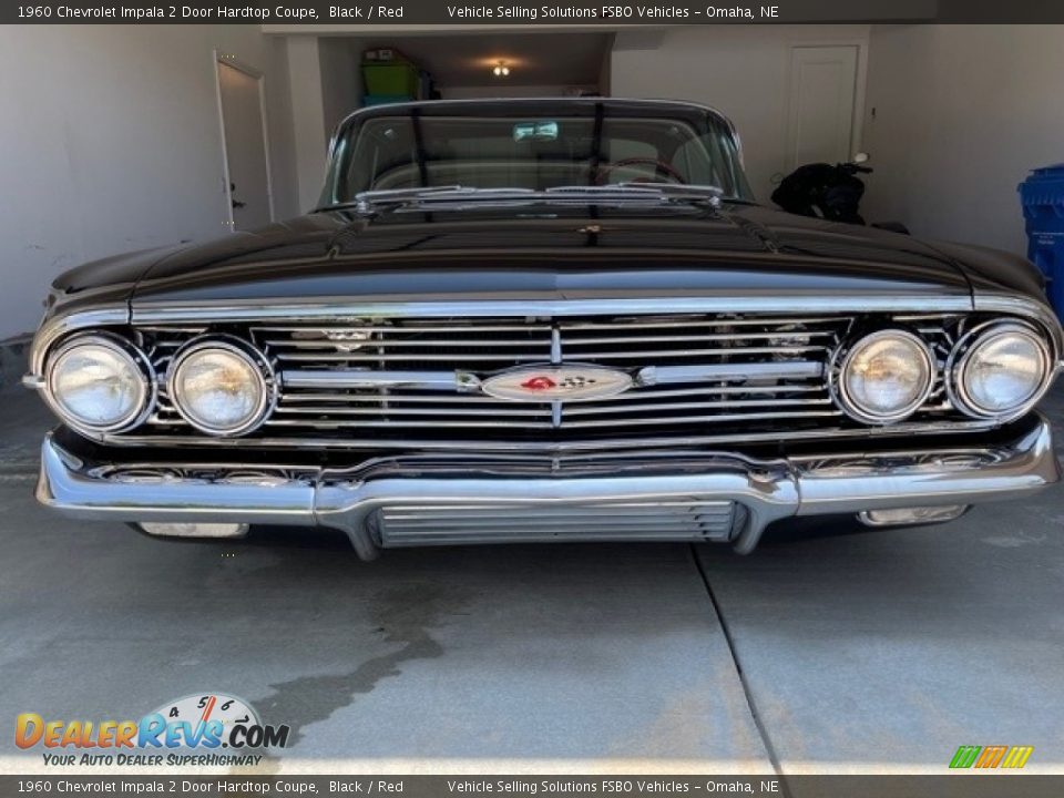 1960 Chevrolet Impala 2 Door Hardtop Coupe Black / Red Photo #6