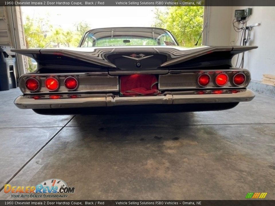 1960 Chevrolet Impala 2 Door Hardtop Coupe Black / Red Photo #7